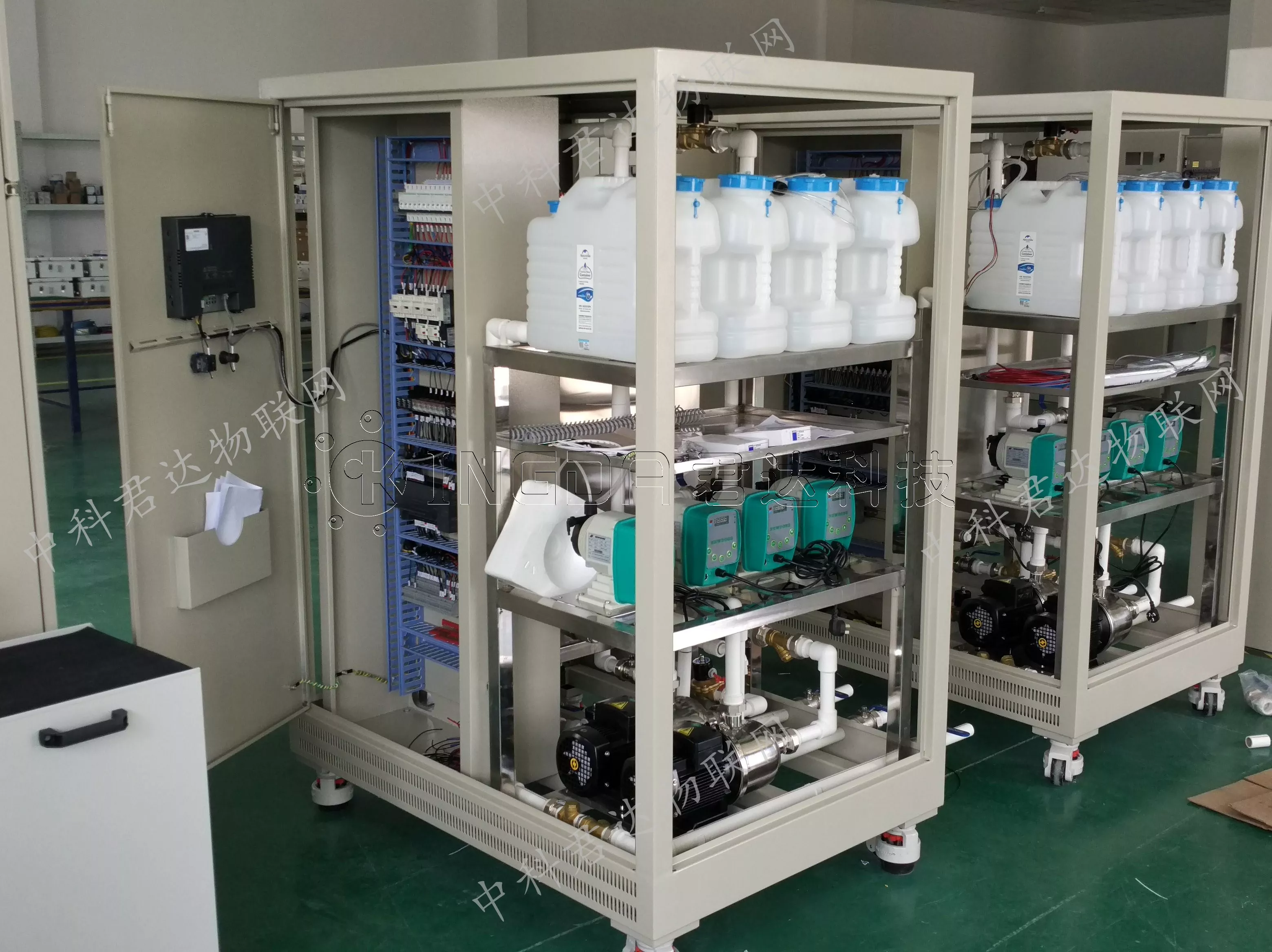 Automatic water dispenser-water supply system for washing machine and dishwasher test