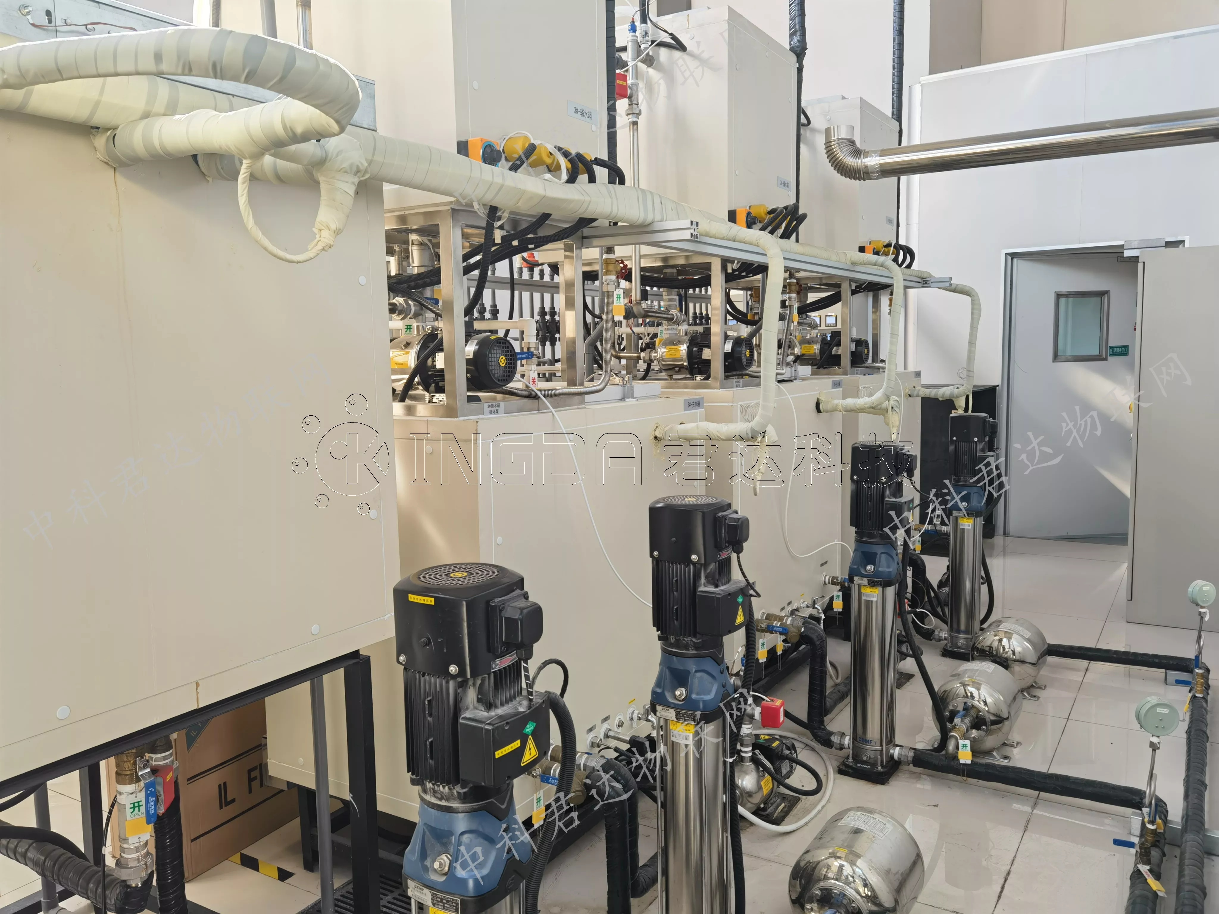 Constant Temp. & Pres. Automatic water distribution system-water supply system for WM&DW